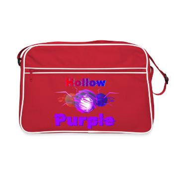 Tee-shirt anime Hollow Purple Glitch GOJO Satoru - Sac Retro - rouge/blanc - Devant