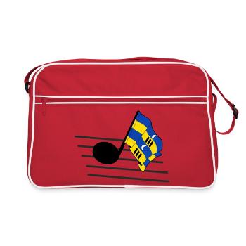 Ameland Music Flag – Ambiances Island - Sac Retro - rouge/blanc - Devant