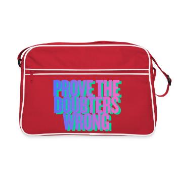 prove_the_doubters_wrong_20260604_175455_0000 - Retro Tasche - Rot/Weiß - Vorne