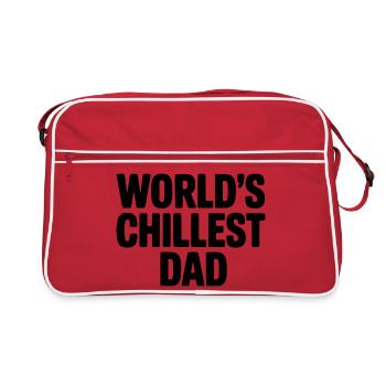 Le Papa le Plus Cool du Monde - Sac Retro - rouge/blanc - Devant