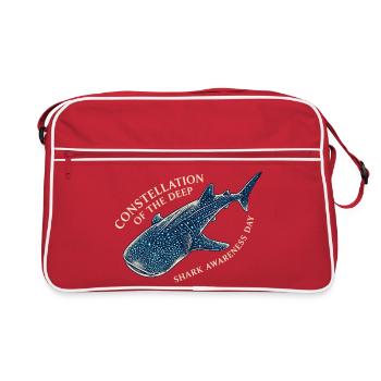 Constellation Of The Deep – Walhai - Retro Tasche - Rot/Weiß - Vorne