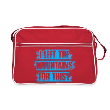 I left the mountains for this? Hiking Mountaineering - Retro Bag - red/white - Front