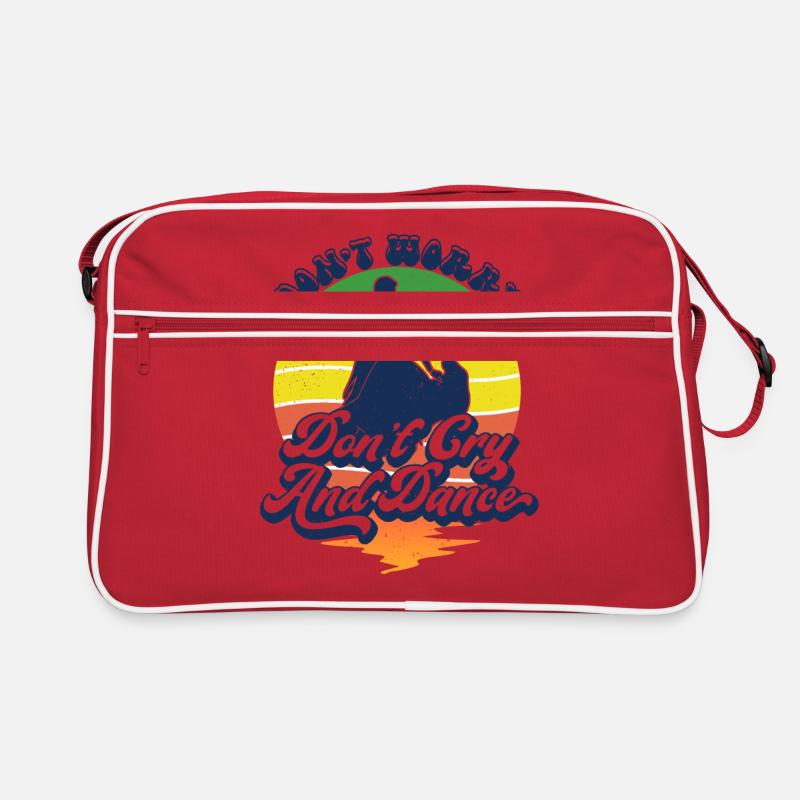 Don't worry don't cry and dance for dancing lovers Retro Bag