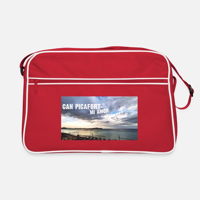 Plage Coucher de soleil Amour Majorque Can Picafort Sac Retro