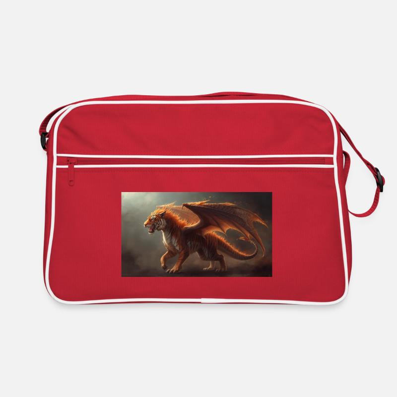 Drachentiger 1 Retro Tasche