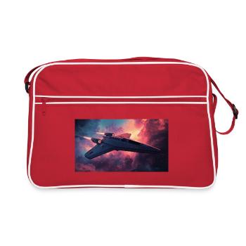 Spaceship - Retro Bag - red/white - Front