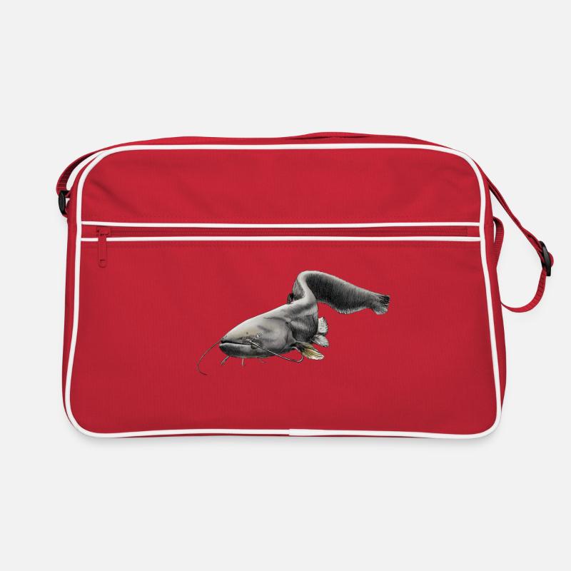 Wels - Retro Tasche - Rot/Weiß