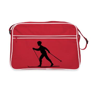 Ski de fond - Sac Retro - rouge/blanc - Devant