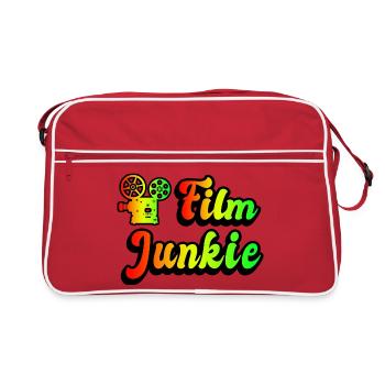 Film Junkie Rainbow Design - Retro Bag - red/white - Front