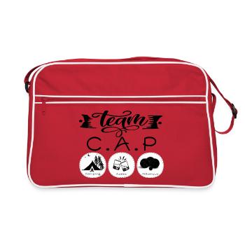 Team CAP camping apero petanque - Sac Retro - rouge/blanc - Devant