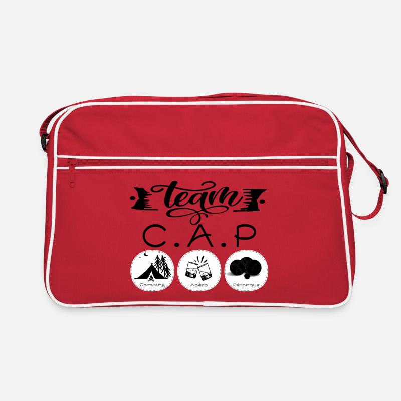 Team CAP camping apero petanque Sac Retro
