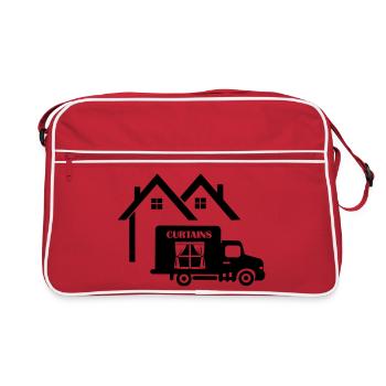 Truck curtains at home - Retro Bag - red/white - Front