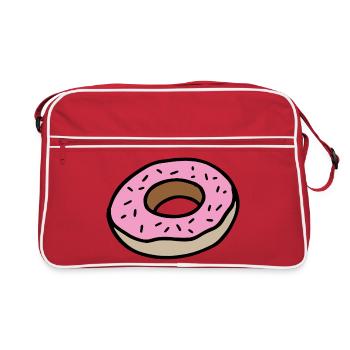 Beignet - Sac Retro - rouge/blanc - Devant