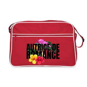 Author of Romance Flowers - Retro Bag - red/white - Front