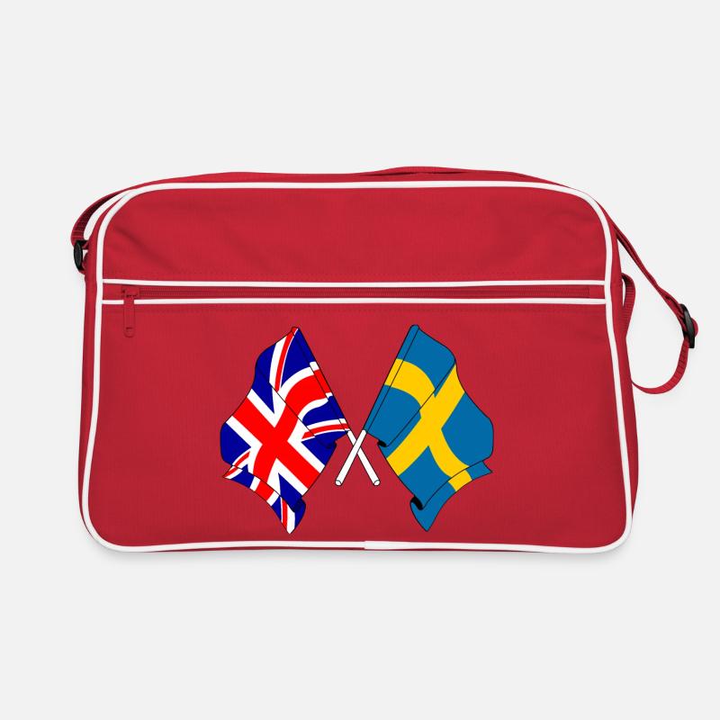 DrapeauAngleterre, drapeau Suède Sac Retro
