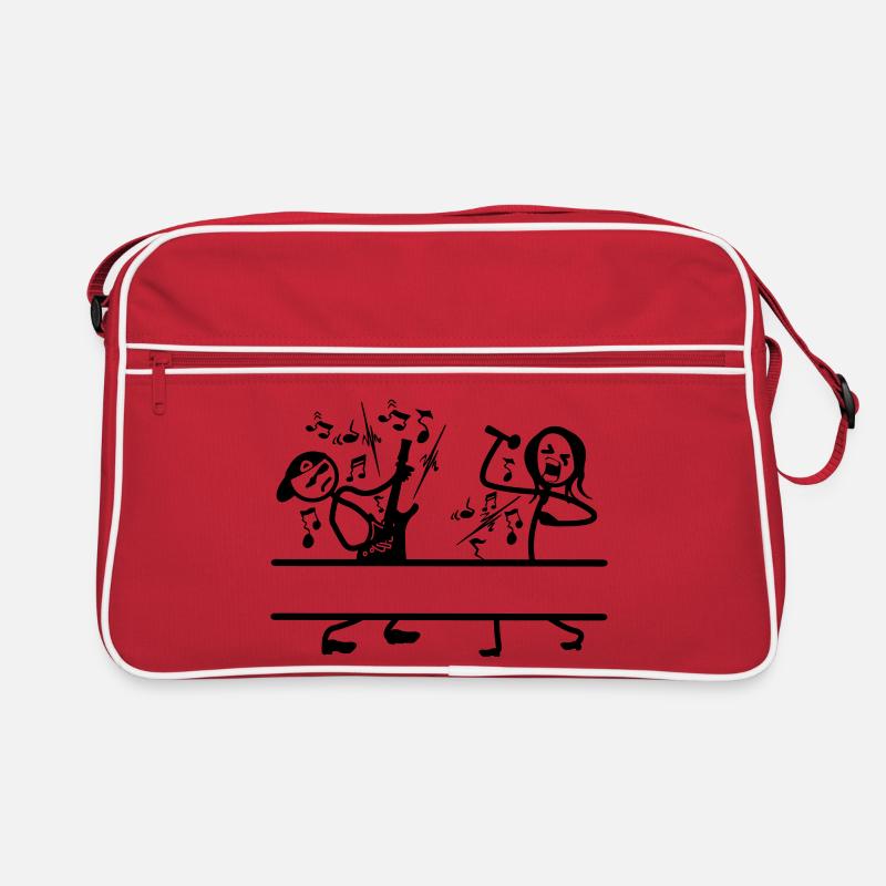 Guitarist and singer name banner Retro Bag