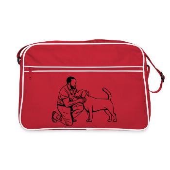 Veterinary technician - Retro Bag - red/white - Front