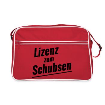 Licence pour pousser - Sac Retro - rouge/blanc - Devant
