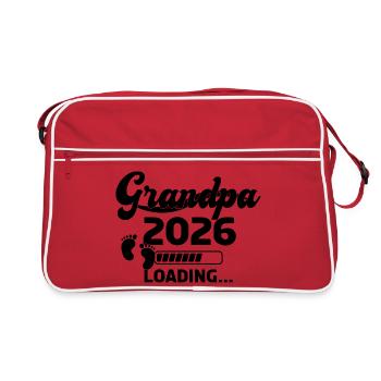 Papy 2026 Chargement - Sac Retro - rouge/blanc - Devant