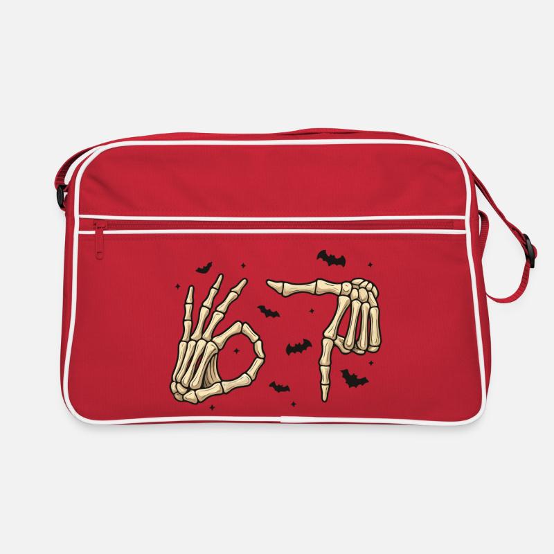 Skeleton Hands Retro Bag