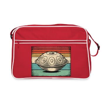 Hangdrum Tambour Rétro Handpan - Sac Retro - rouge/blanc - Devant