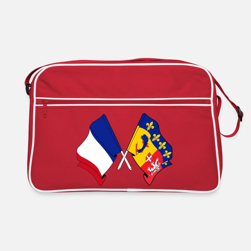 Rhône-Alpes-Herzfrequenz FR Retro Tasche