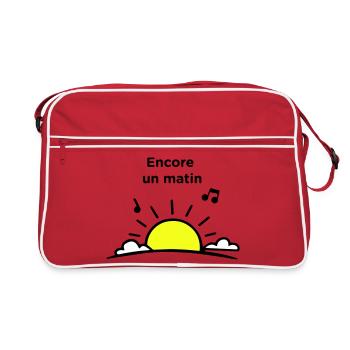 Another morning - Retro Bag - red/white - Front