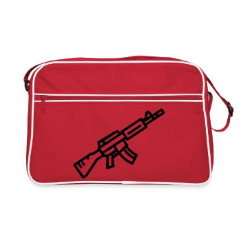 gun - Retro Bag - red/white - Front