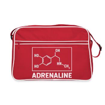 Formule structurelle du Laboratoire de Physique en Sciences de la Chimie - Sac Retro - rouge/blanc - Devant