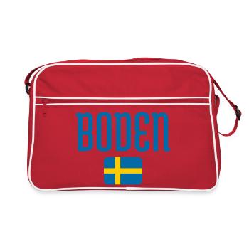 Boden Sweden Flag Typography - Retro Bag - red/white - Front