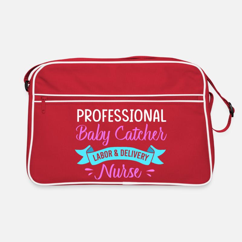 Entbindung Hebamme Retro Tasche