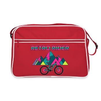 Retro Rider 90s MTB Aesthetic - Retro Bag - red/white - Front