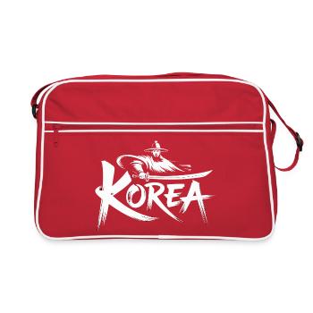 Guerrier de Corée Historique - Sac Retro - rouge/blanc - Devant