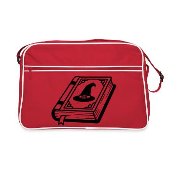 Wizards Book - Retro Bag - red/white - Front