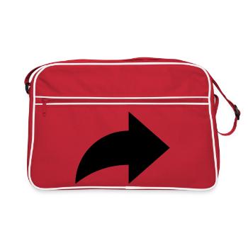 Pfeil, share - Retro Bag - red/white - Front