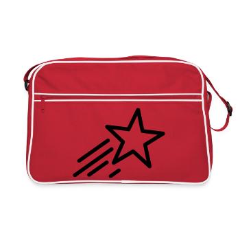 shooting star - Retro Bag - red/white - Front
