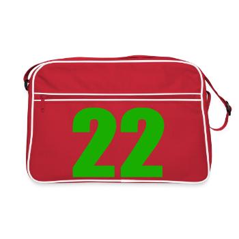 22 - Retro Bag - red/white - Front