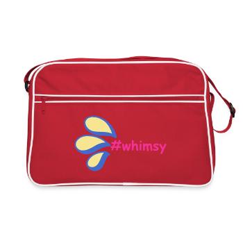 Hatch tag whimsy slogan - Retro Bag - red/white - Front