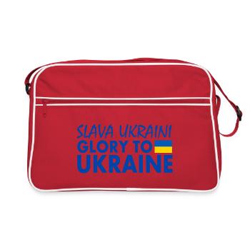 Slava ukraini - Sac Retro - rouge/blanc - Devant