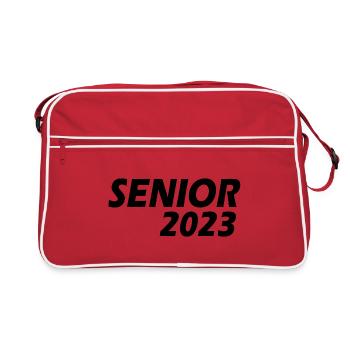 Senior 2023 - Sac Retro - rouge/blanc - Devant