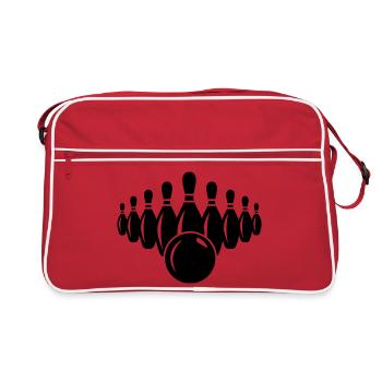 jeu de quilles - Sac Retro - rouge/blanc - Devant