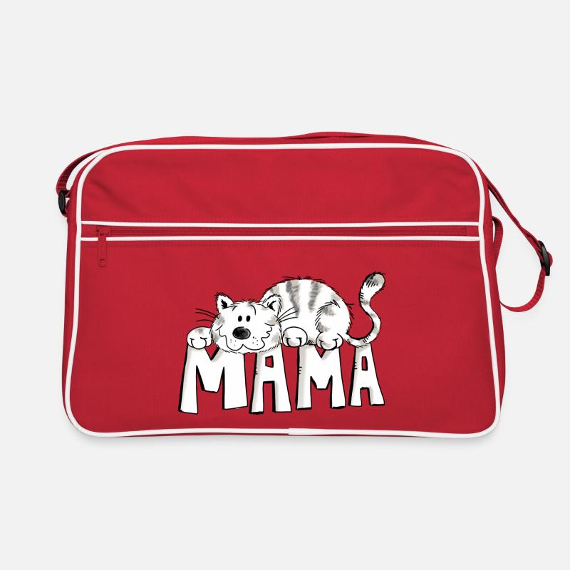 Cats Mum - Cat - Comic - Funny - Gift Retro Bag