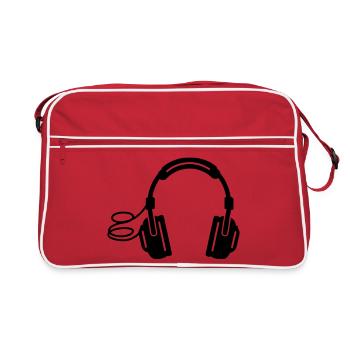 headphones - Retro Bag - red/white - Front