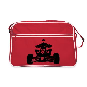 Quad - Retro Bag - red/white - Front