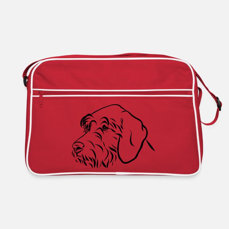 Jagdhunde Portrait Retro Tasche
