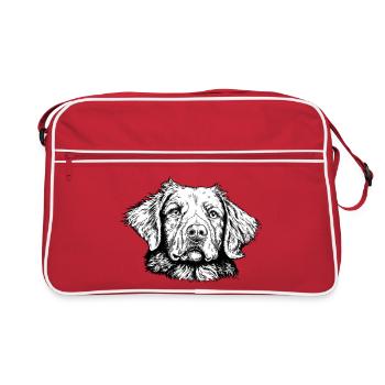 Nova Scotia Duck Tolling Retriever - Retro Bag - red/white - Front