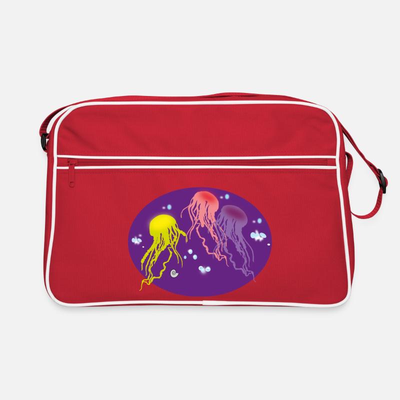 Méduse multicolore Sac Retro