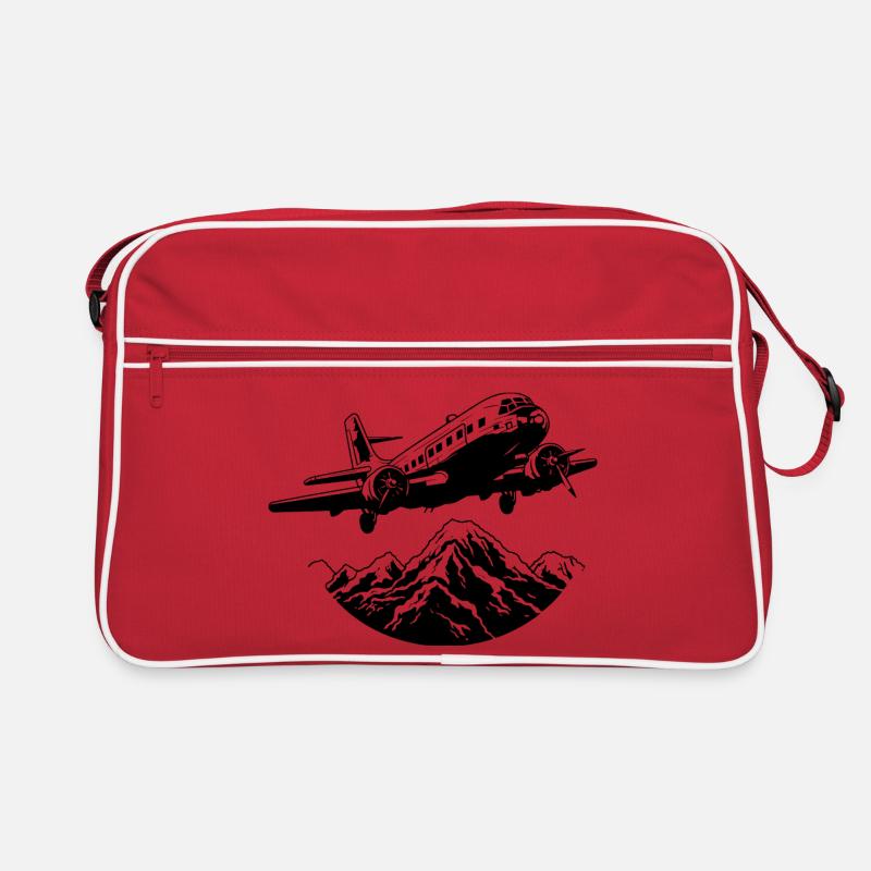 Airplane Graphics Retro Bag