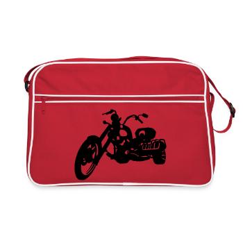 Trike - Retro Tasche - Rot/Weiß - Vorne