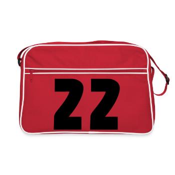 22 - Retro Bag - red/white - Front